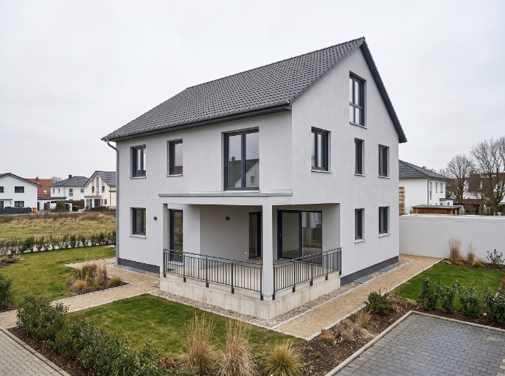 Nachher — Rohbau Einfamilienhaus